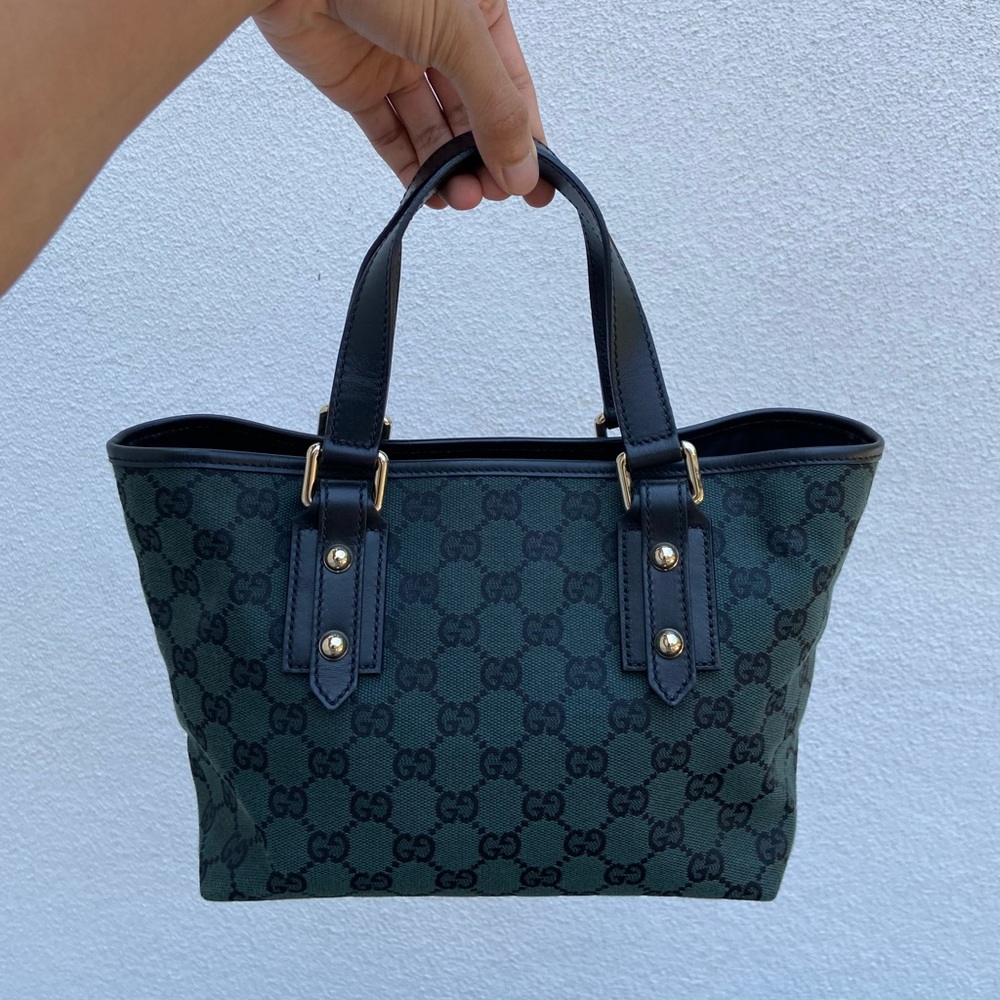 Vintage Gucci Green Mini Tote